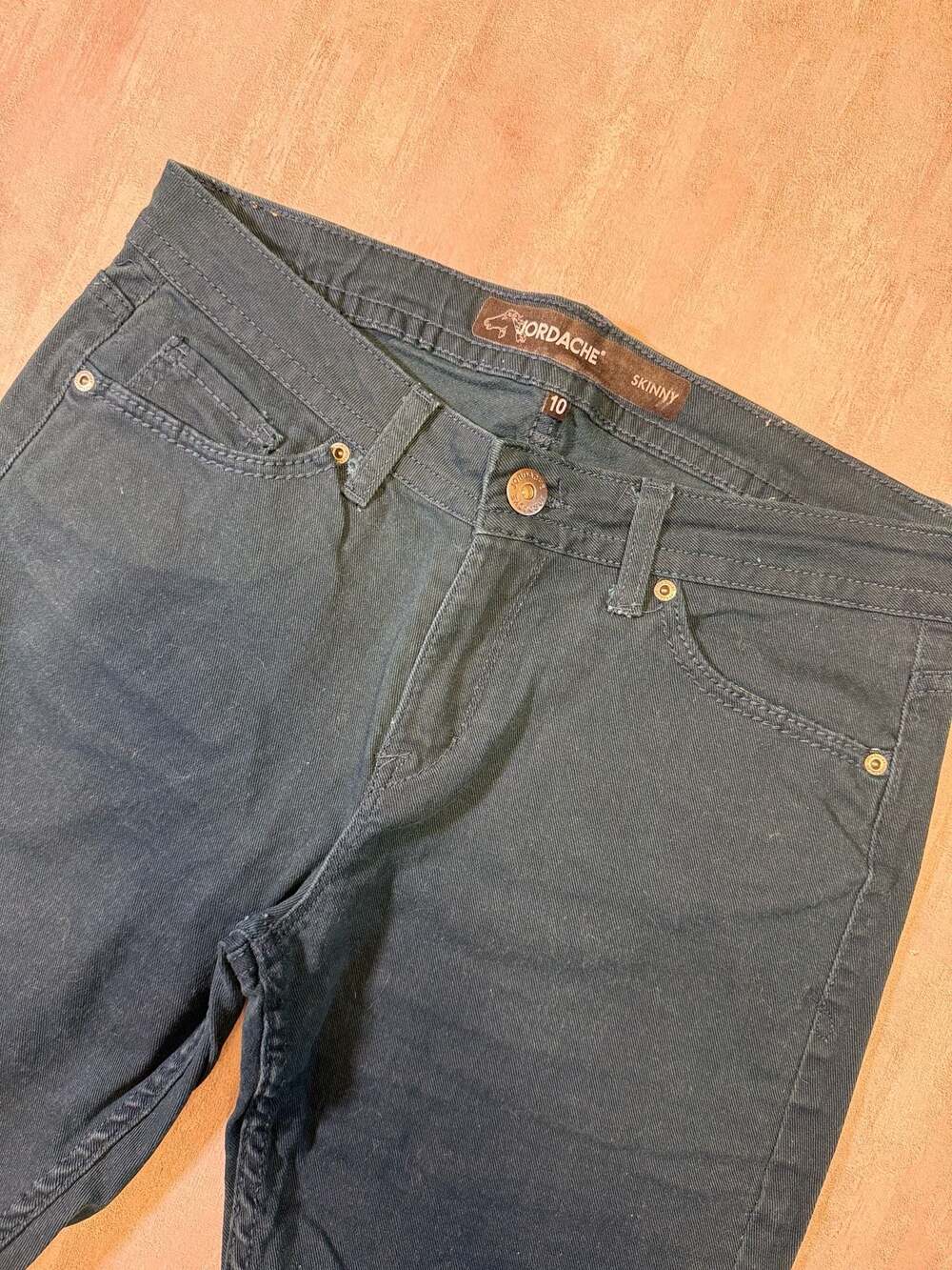 Jordache Skinny Jeans Dark Green Size 10